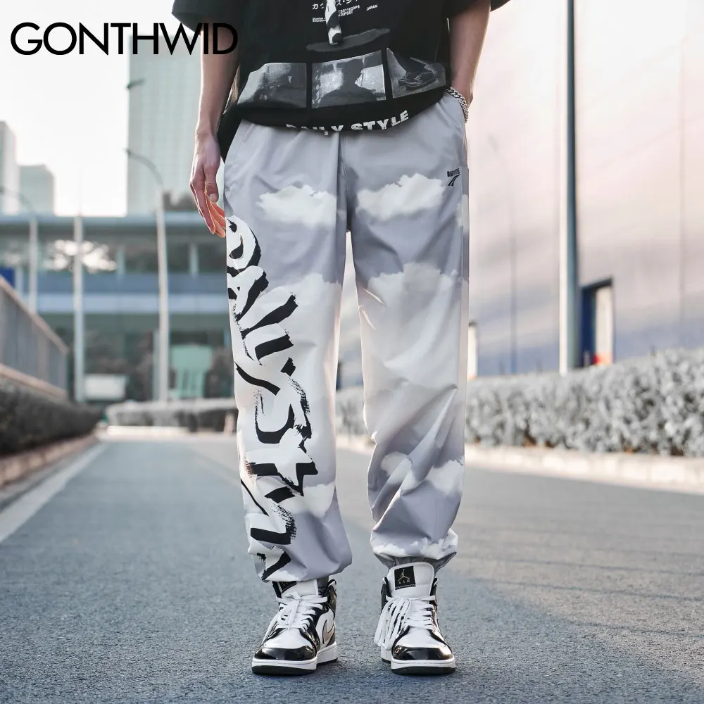 GONTHWID Hip Hop Pants Streetwear 