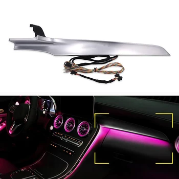 

Ambient light above the glove box for Mercedes Benz C Class w205 2015-2019 in Co-pilot dashboardco-driver's atmosphere light