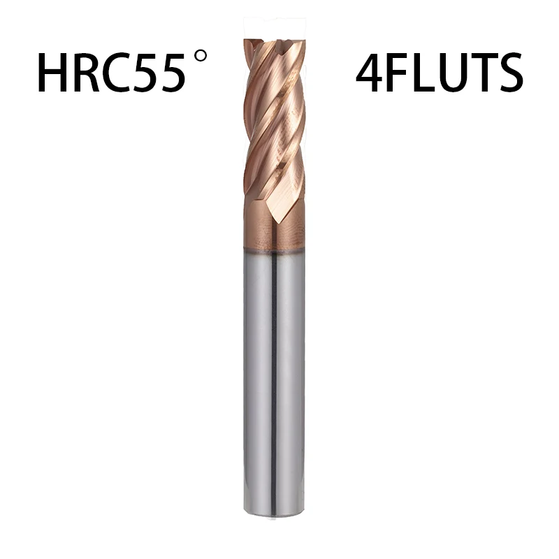 KaKarot CNC Carbide End Mills 2 3 4 Flute Tungsten Machine Milling Cutter Tools Metal Key Seat Face Router Bit HRC50 55 65 mill wood lathe chuck types Machine Tools & Accessories