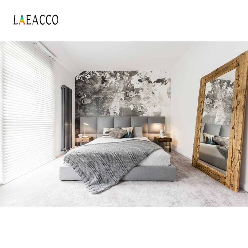 Laeacco Boudoir спальня кровать окно занавеска корзина фотографии фоны индивидуальные фотографические фоны для фотостудии