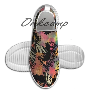 

Swallowtail Butterflies on Black Lace Running Shoes Walking Shoes Summer Comfortable light weight Jogging Yoga shoes