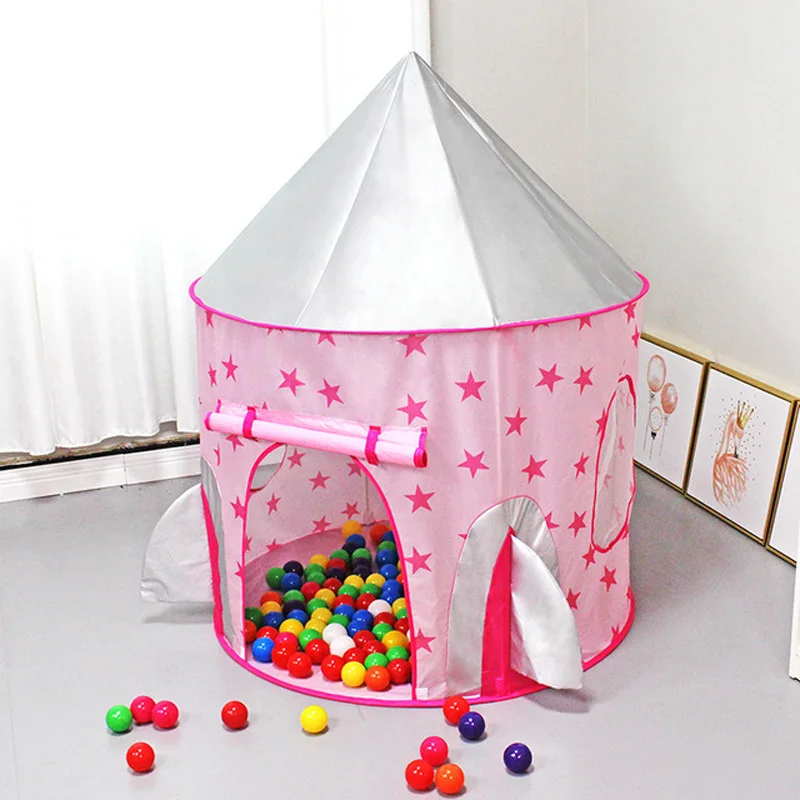 Children's Tent Foldable Tipi For Kids Baby Play House Wigwam Princess Castle Teepee Hang Flag Room Toy | Игрушки и хобби