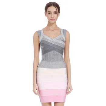 

Bandage Dresses 2020 New Arrival Sexy Fashion Party Club Elegant Celebrity Women Summer Dress Clothes
