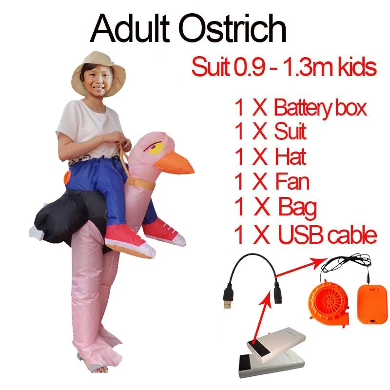 Fantasy Men Adult Unicorn Inflatable Dinosaur Costume Willy Ghost Sumo Anime Cosplay Halloween Dinosaur Costume For Kid Women (20)