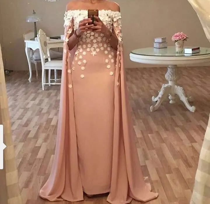 

vestido-de-noiva Flower Formals elegant long Prom Custom Size Party 2018 Evening mother of the bride Dress