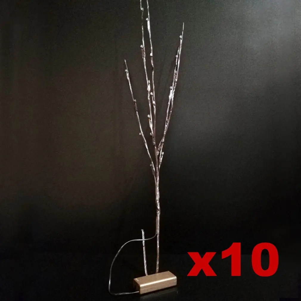 

2018 New 20 LEDs Branches Light Fairy Night Light Willow Twig Branch Battery Powered For Romantic Home Room Decor Drop Ship