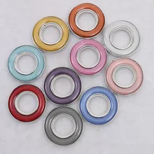 В настоящее время доступно ABS кольцо для бумаги 925 искусство Римский круг занавес кольцо Отверстие обруч занавес аксессуары оптом