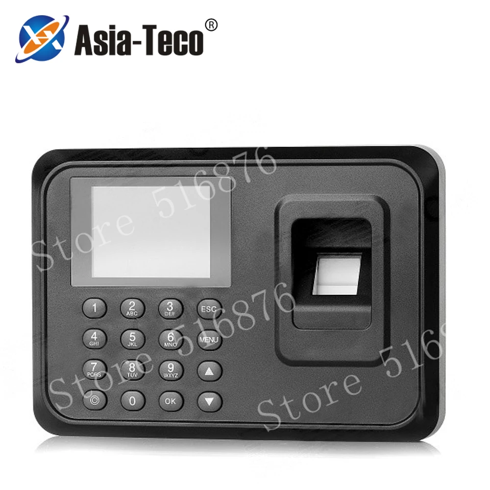 Il Trasporto Libero 2.4 Pollici Tft Usb Biometrico Di Impronte Digitali Time Clock Recorder Digitale Elettronico Macchina Presenze Dei Dipendenti