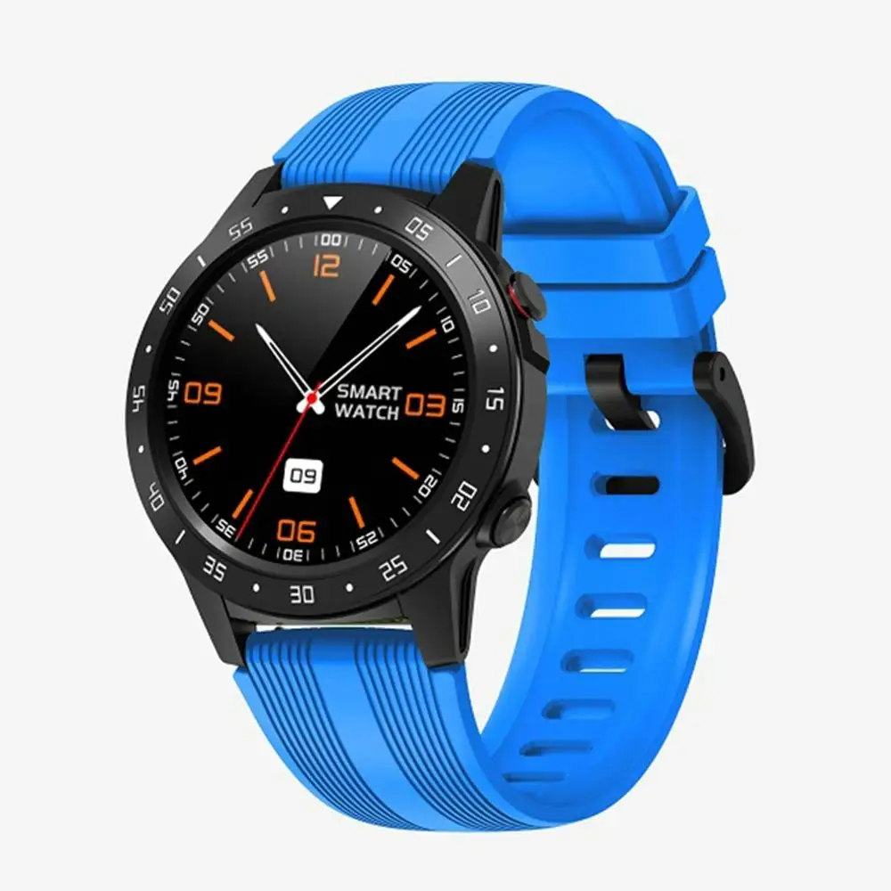 Blue LEMFO M5S Смарт-часы для мужчин и женщин с поддержкой сердечного ритма, монитор артериального давления, GSM sim-карта, gps, Bluetooth, умные часы для Android IOS - Цвет: Blue