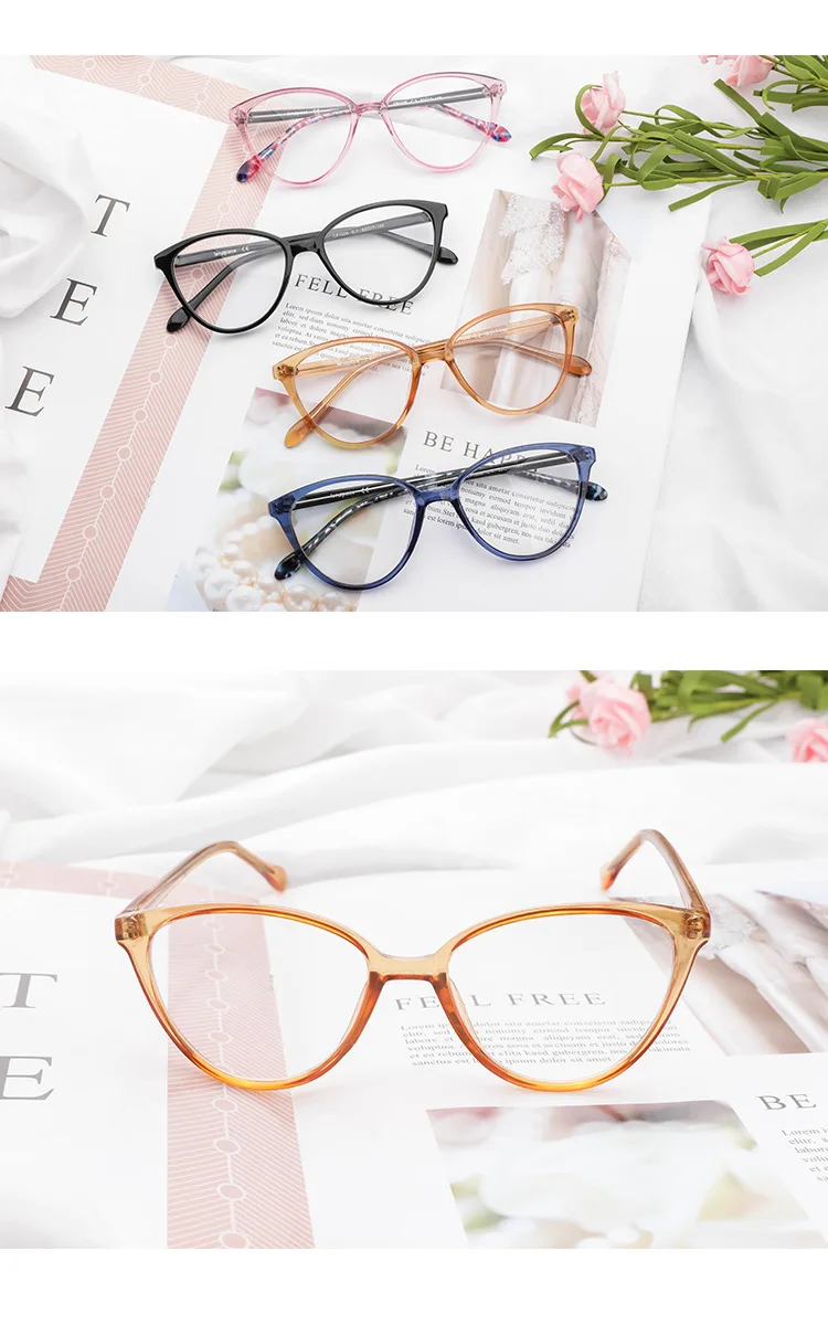 Кошачьи очки TR90 oculos de grau feminino очки с диоптриями при близорукости оправа lentes аксессуары mujer opticos