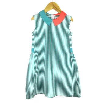 

Summer Girls Sleeveless Dresses Stripe Cute Kids Party for Girls Princess Dress Tops Clothes Girls Lovely Birthday Clothes CL247