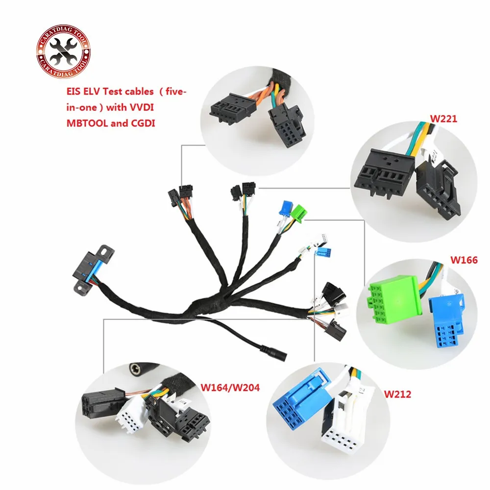 Испытательные кабели EIS ELV для Me-rcedes B-enz совместимы с инструментом VVDI MB BGA и CGDI Prog 5 в