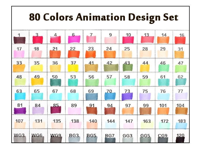 Touchmark 30/40/60/80 Цвет двойной головкой набор маркеров для живописи алкоголя эскиз Маркеры Ручка для художника для рисования манга дизайн искусство Сделано в Китае
