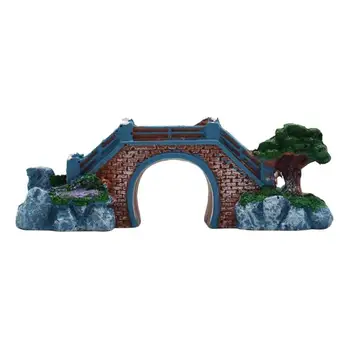 

1pc Bridge Resin Craft Bridge Fish Tank Habitat Aquarium Decorative Ornament Craft Landscape Bridge Decor For Fish Tank Aquarium