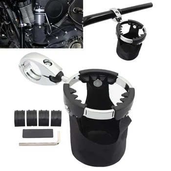 

Universal Motorcycle Cycling Drink Cup Holder moto Water Beverage Support Handlebar Rotatable Bottle holder For Harley Yamaha