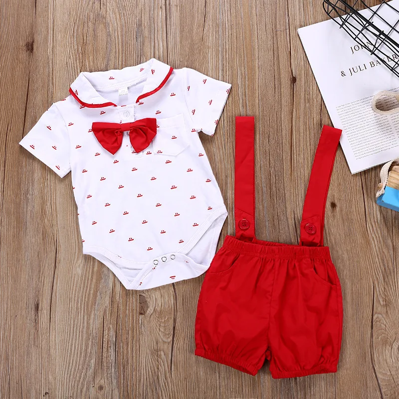 Новинка года; комплект летней одежды для маленьких мальчиков; Высококачественный хлопковый повседневный комплект одежды для новорожденных(рубашка+ брюки