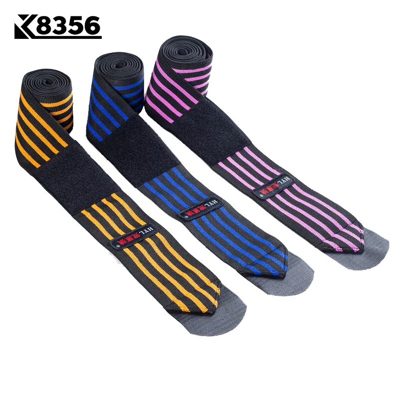 K8356 высокие эластичные бинты спортивные наколенники Безопасности обмотки Удобные леггинсы фитнес тренировочный баскетбольный мяч Колено Протектор