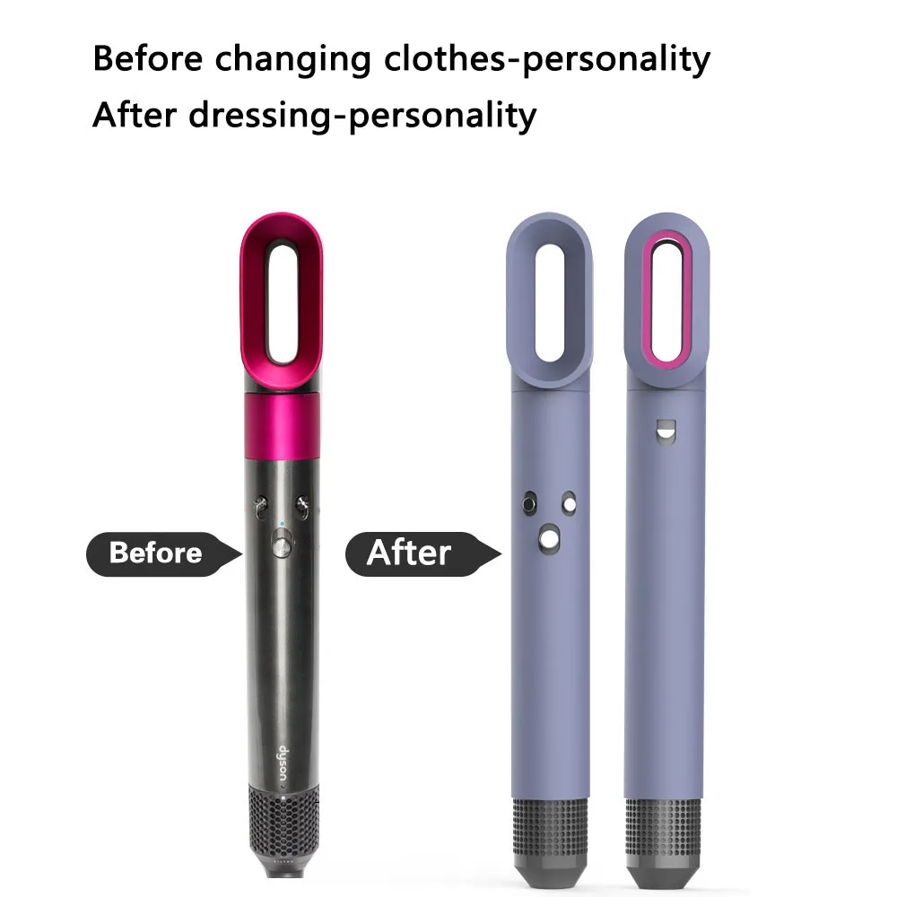 Silicone Cover Case For Dyson Airwrap Styler Pre-styling Dryer Accessorie Washable Prevent scratches and breaks Protective Cover silicone cover