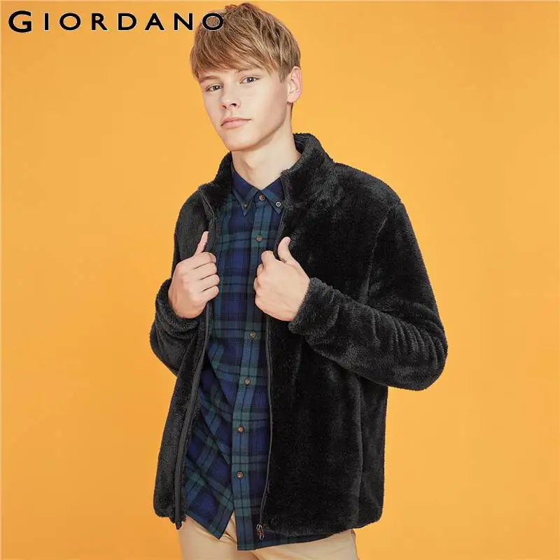 Giordano мужская куртка с мехом и застежкой на молнии имеется несколько вариантов