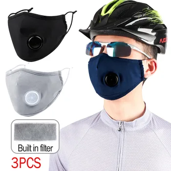

3pcs Outdoor Riding Sport Protection Facemasks Men Women Dust-proof Windproof Mouth Face Cover Sunscreen Adjustable Face Mask