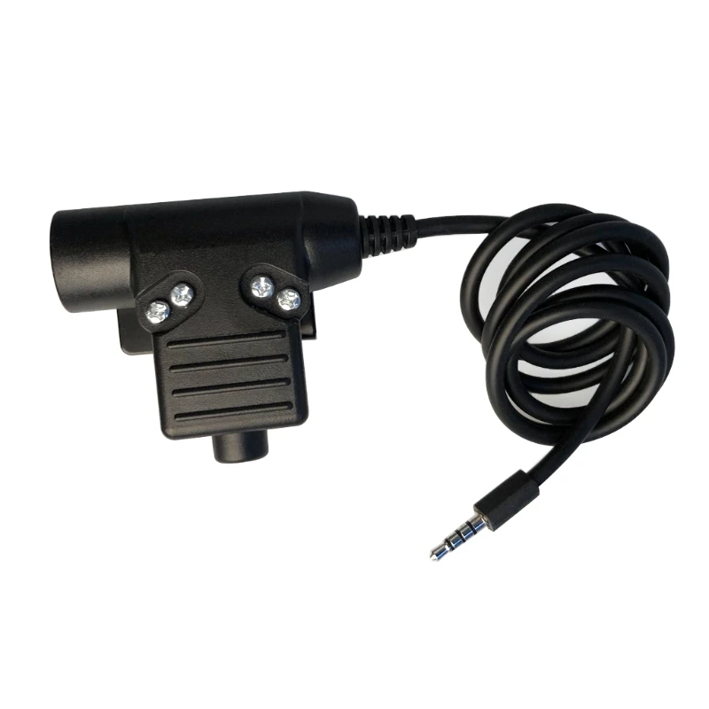 U94 PTT Headset Military Adapter for Z-Tactical for iPhone Cellphone 3.5mm Plug 77UB