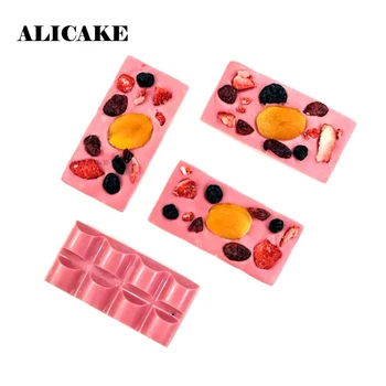 

Polycarbonate Chocolate Mold Plastic Chunk of Chocolate Bar Form Thickened Mould Baking Cake Decoration Accessories Stencil