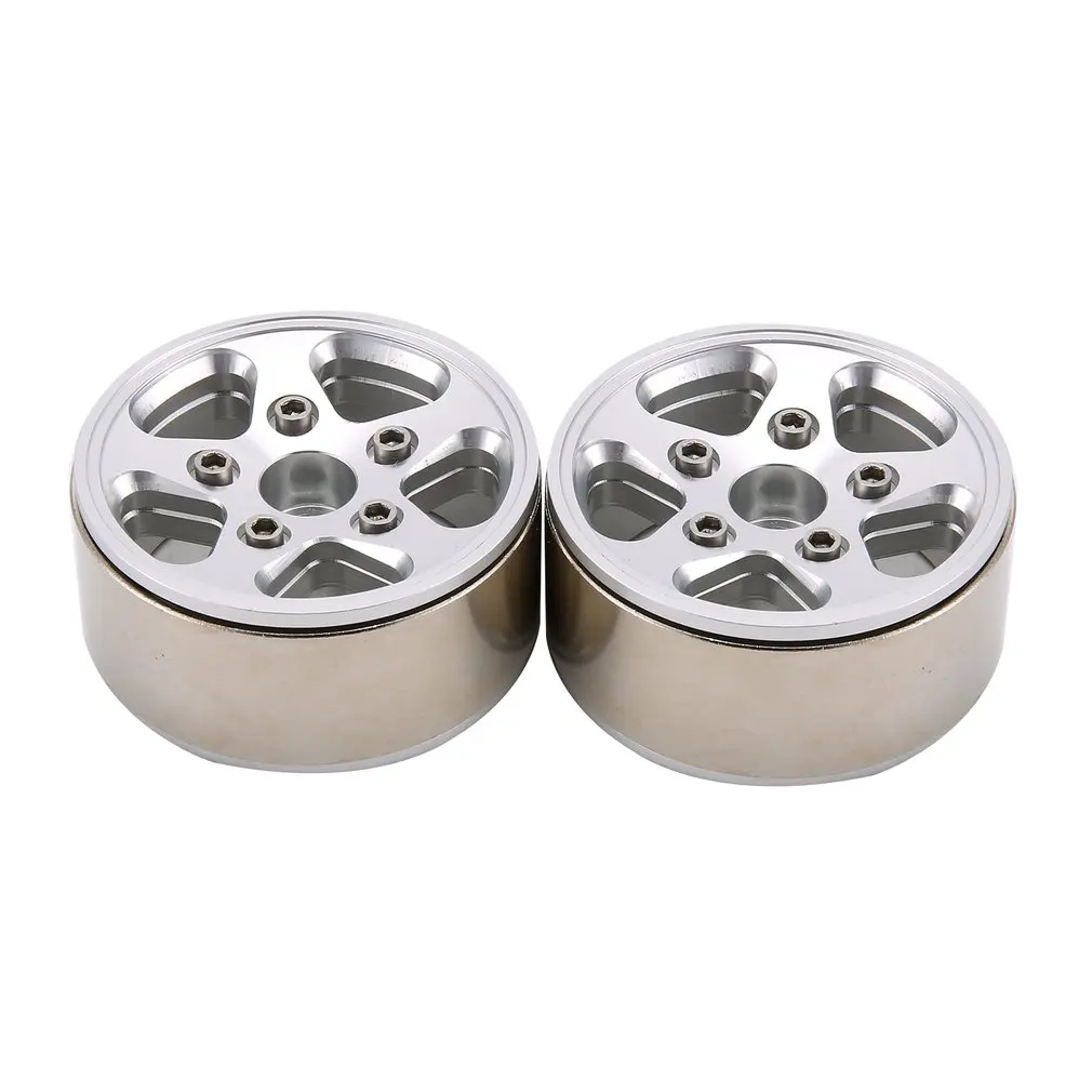 

1Pair/2Pairs Alloy 1.9 CNC Beadlock Wheels Rims for 1/10 RC Crawler Axial SCX10 SCX10 II 90046 Traxxas TRX4 D90 CJGLG0001