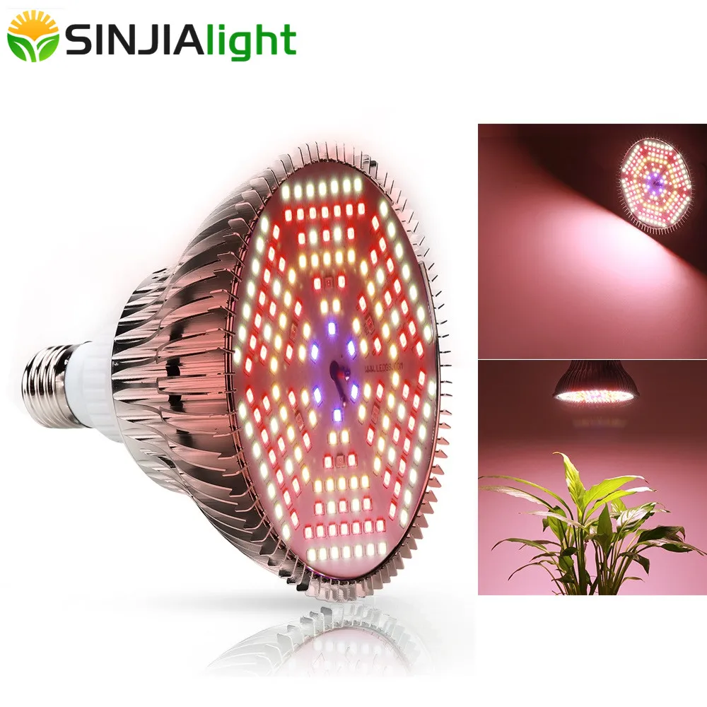 

120W Full Spectrum LED Grow Light 180LEDs Plant Lamp Fito Led Bulb for Plants Aquarium Flowers Garden Vegs Greenhouse E27