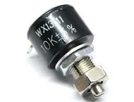 2 шт. потенциометр wx13-11 100 220 470 680 1K 1K5 K 3 4 7 10K 15K 1W одной катушки проволочный |