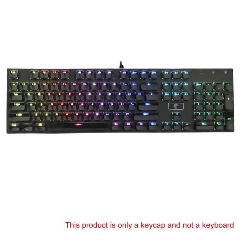 Набор низкопрофильных Keycaps для механической клавиатуры с подсветкой и