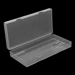 Портативный прозрачный Жесткий PP чехол держатель коробка для хранения с крюком для 8x18650 батареи