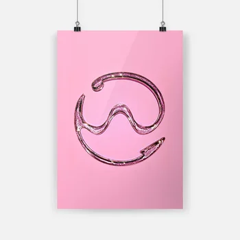 

Chromatica logo Canvas Poster Painting Wall Art Decor Living Room Bedroom Study Home Decoration Prints