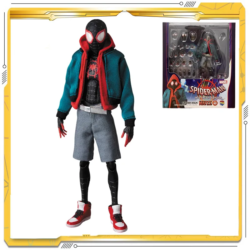 6inch Original Marvel Spider-Man: Into the Spider-Verse Miles Morales Model Toy Action Figures Toys For Children Gift