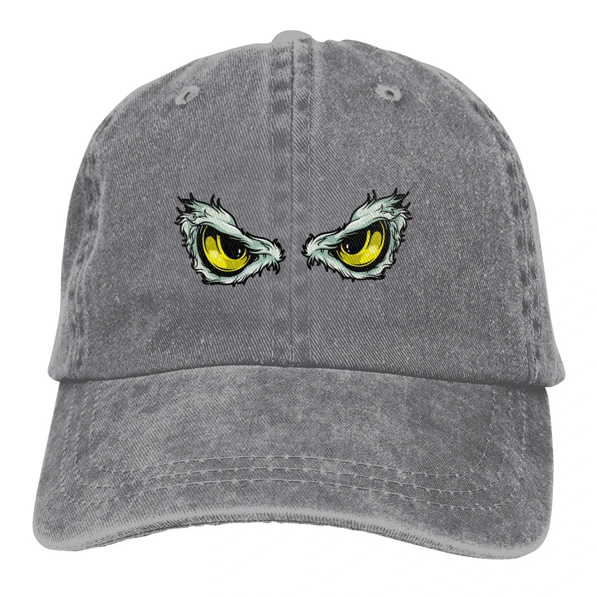 Глаза Орла Casquette черные унисекс Мужские Женские джинсовые бейсболка с ремешком кепки регулируемые Гольф папа шляпа