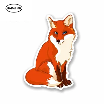 

HotMeiNi 13cm x 13cm Fox Fine Decal Graffiti Stickers 3D Funny Car Stickers Vinyl Car Wrap Pull Flower Scratch-Proof Sticker
