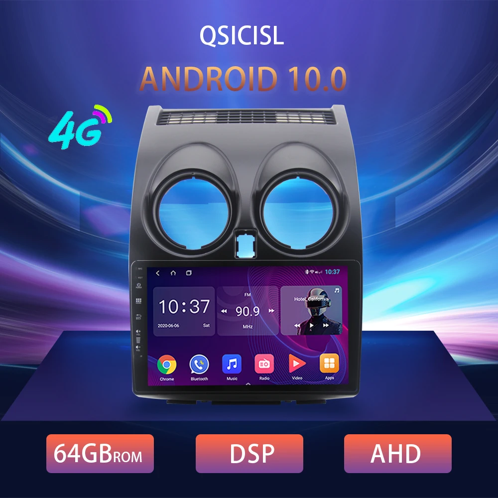 4G Android 10 автомобильный радиоприемник DVD GPS Автомобильный мультимедийный