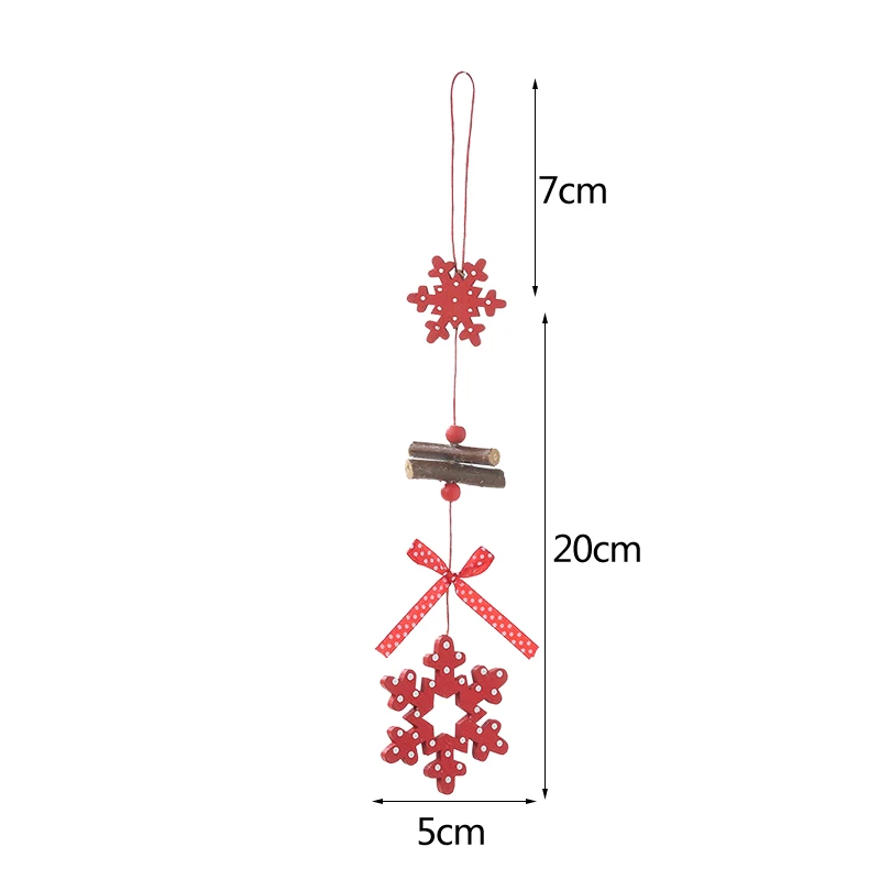 Рождественские украшения, деревянные подвески, новогодние Подвесные Подарки, украшение на елку, сделай сам, дерево, ремесло, для дома, свадьбы, Navidad, Декор - Цвет: B05