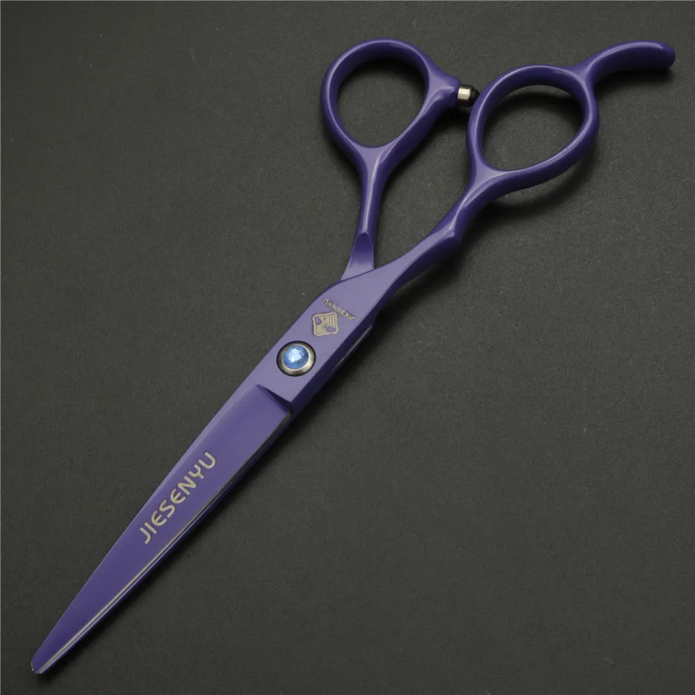 Синие 6 дюймов левосторонние Парикмахерские ножницы 440C парикмахерские Профессиональные Парикмахерские ножницы набор