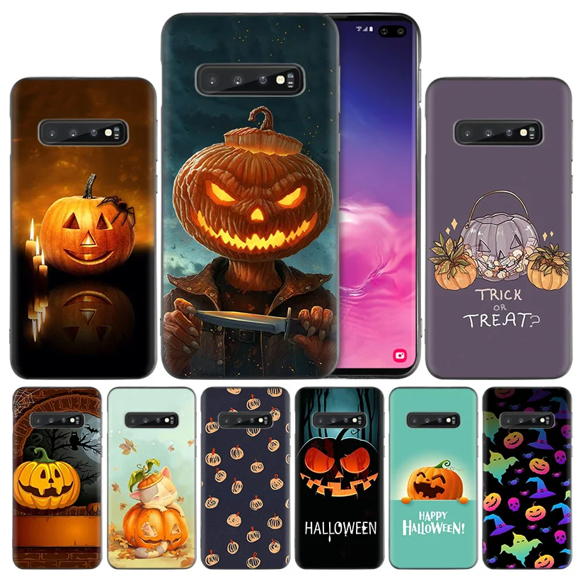

Silicone Phone Case Cover for Samsung Galaxy S10 S10e 5G S9 S8 S7 Edge M40 M30 M20 M10 J8 J6 J4 Plus 2018 Halloween Soft Shell