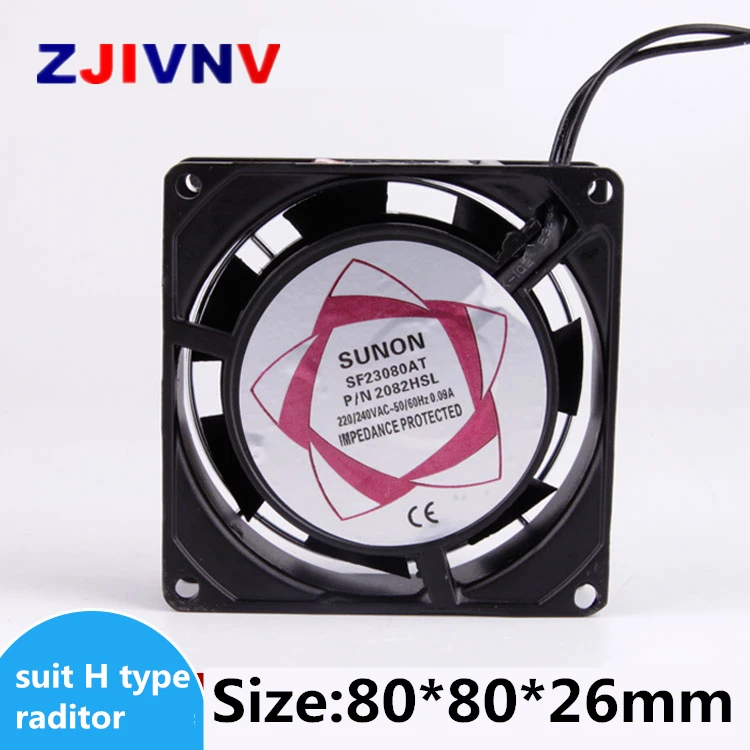 

Free Shipping AC 220V Cabinet AC cooling fan 80*80*26mm cooler solid State Relay Heat Dissipation Fan