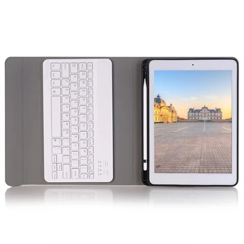 

Detachable Keyboard Case Protective Cover Tablet Accessories Wireless Bluetooth Multi-angle With Pencil Holder for iPad Pro 11in