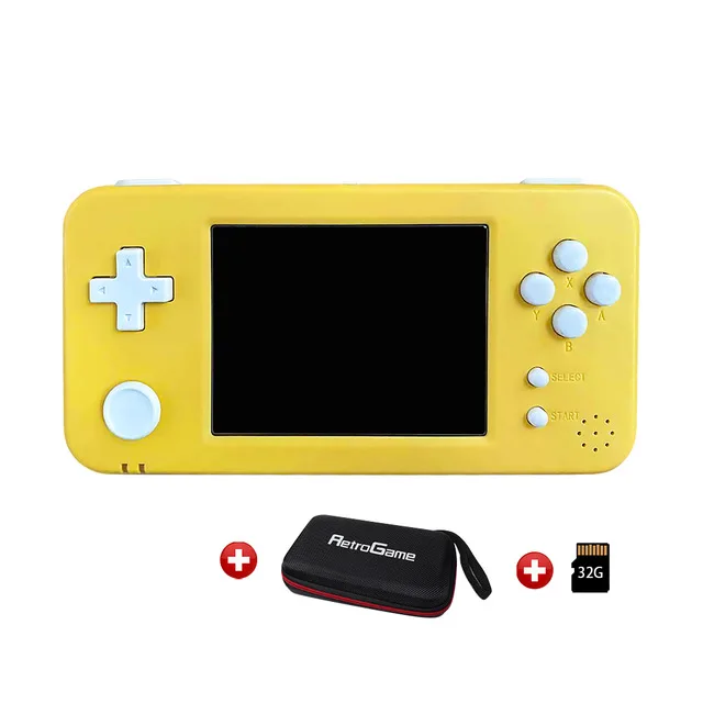 GKD 350H GameKiddy RG350H Retro Handheld Video Game Console 3.5inch IPS Screen Portable Mini Game Player