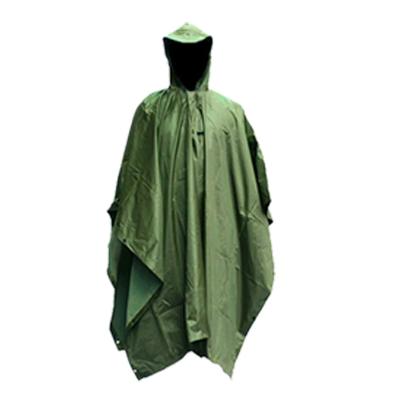 Multifunction Military Waterproof Camo Raincoat Rain Coat Men Women Raining Poncho for Camping Fishing Motorcycle C