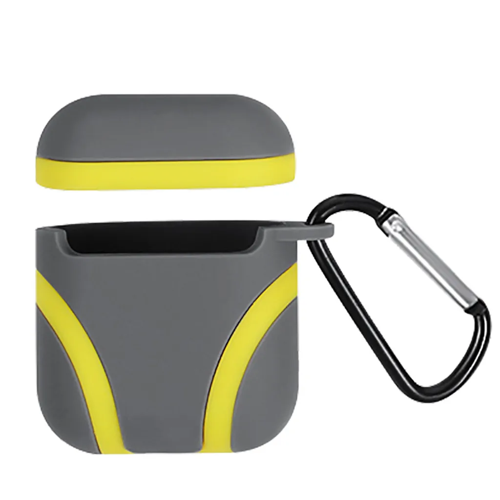 Earphone Case For Apple AirPods 2 Silicone Cover Wireless Bluetooth Headphone for Air Pods Case Protective For AirPods 103#B