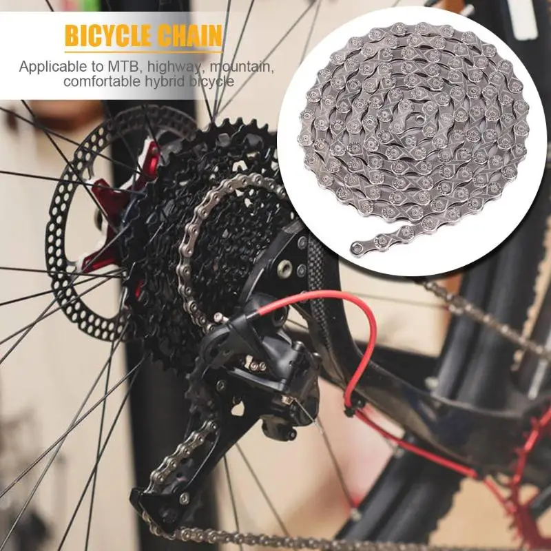 Велосипедная цепь быстрый соединитель 116 звеньев 11 скоростей MTB дорожный велосипед стальная цепь