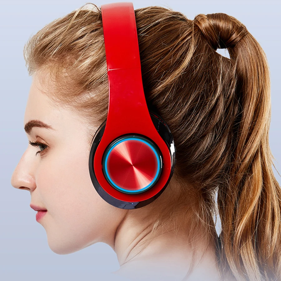 Bluetooth наушники беспроводные наушники игровая гарнитура супер бас с микрофоном TF карта беспроводные шлемы для телефона ПК компьютера