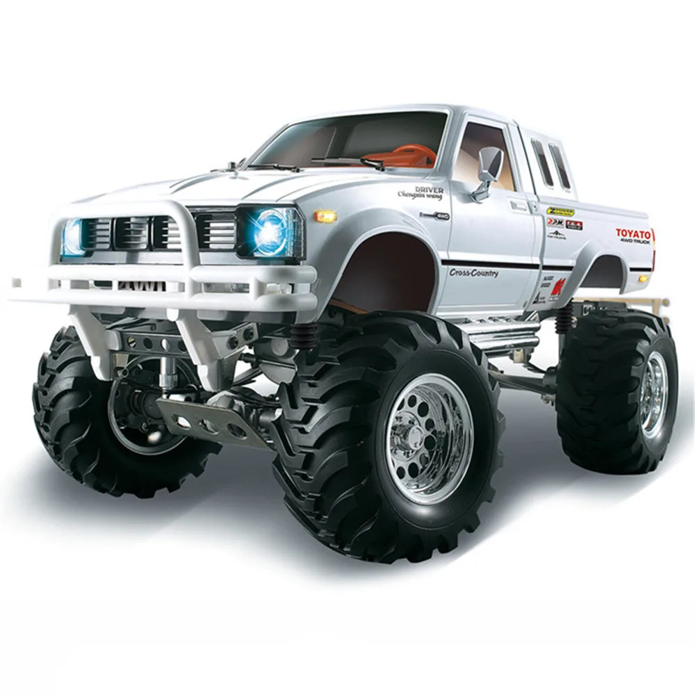 JTY Toys радиоуправляемые грузовики 1:10 TOYATO 4X4 металлический пикап Bigfoot Rock Crawler