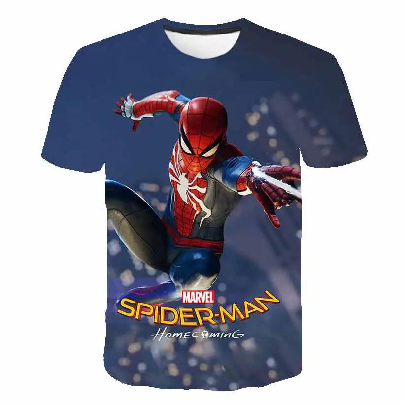 

3D baby boys clothes Batman Spiderman Ironman Superman Captain Anime T shirt child Costume Fashion children's clothing street