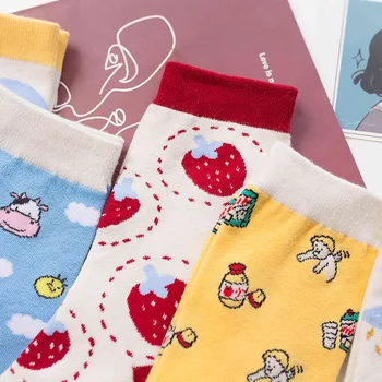 

Spring and Summer Cute Cartoon Socks New Fashion Comfortable to Wear Short Socks