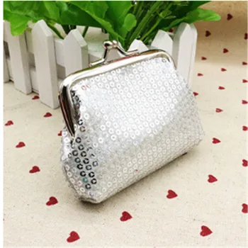 

Coins Purse Women's Bag Small Wallet Lady Sequin Hasp Wallets Money Bags Purse Card Holder Bolsa Female Mini Coin Pocket Pouch